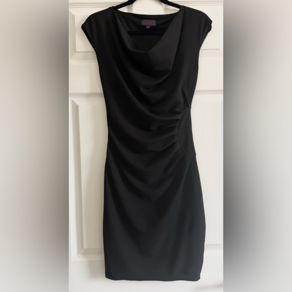 Hale Bob Elegant Black Sleeveless Fully lined Dress